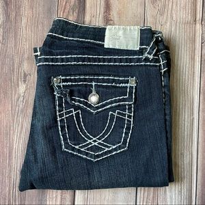 LA Idol dark denim bootcut jeans size 11